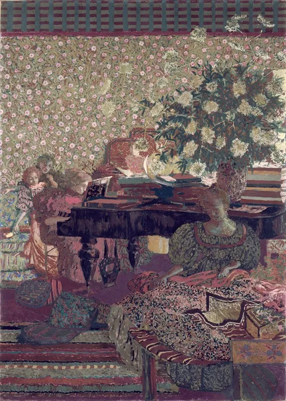 Personnages Dans Un Interieur La Musique