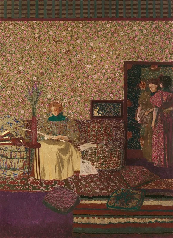 Personnages Dans Un Interieur Lintimite