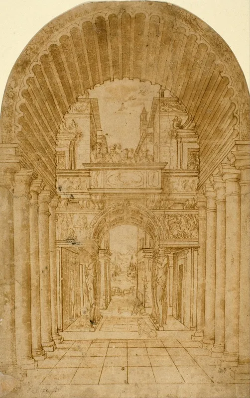 Perspective Scenery Wall Art by Diego de Siloé - High-Resolution Digital Print