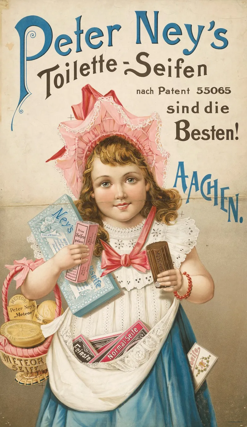 Peter Neys Toiletten Seifen Aachen Wall Art by W. Hagelberg AG - High-Resolution Digital Print