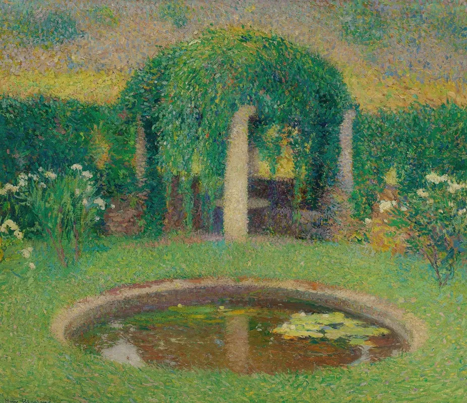 Petit Bassin Pres De La Tonnelle Sud De Marquayrol Jardin De Lartiste