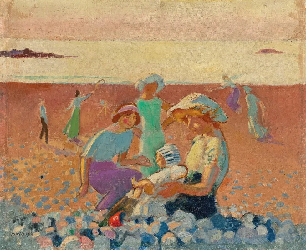 Petite Plage Avec Joujou Bonnier