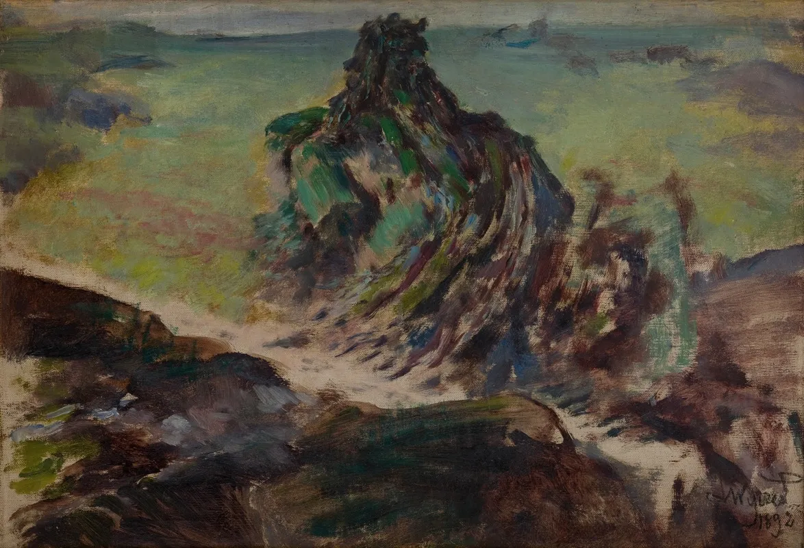 Petrified Druid Wall Art by Leon Wyczółkowski - Canvas Print