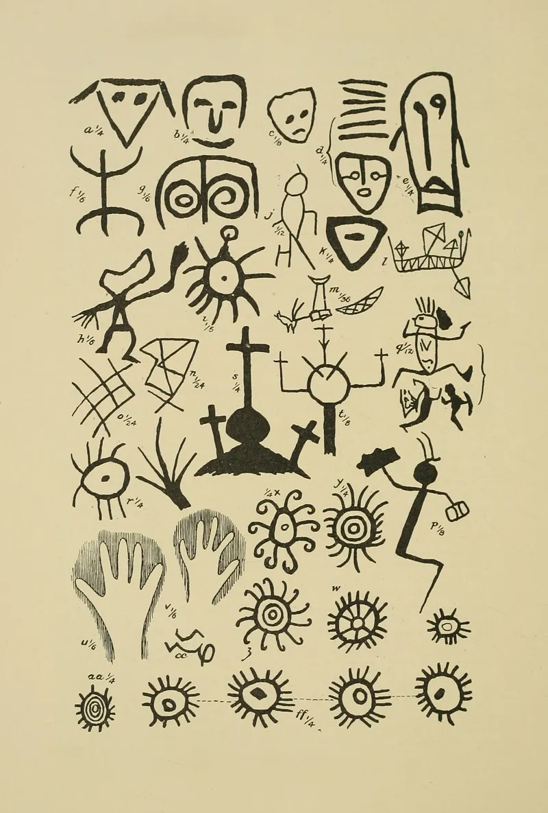 Petroglyphs In Kei Islands Wall Art by Garrick Mallery - High-Resolution Digital Print