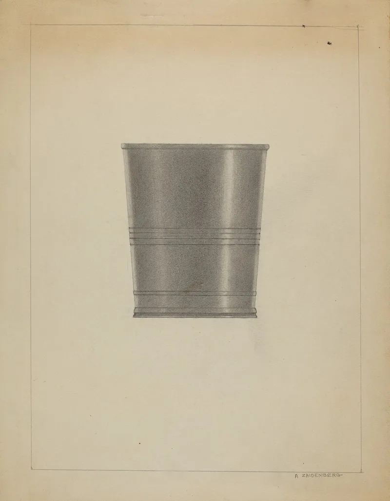 Pewter Beaker 2