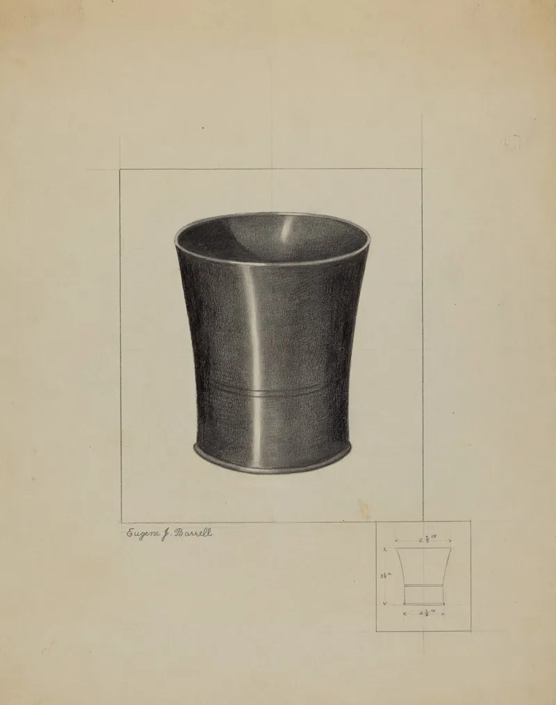 Pewter Beaker 5