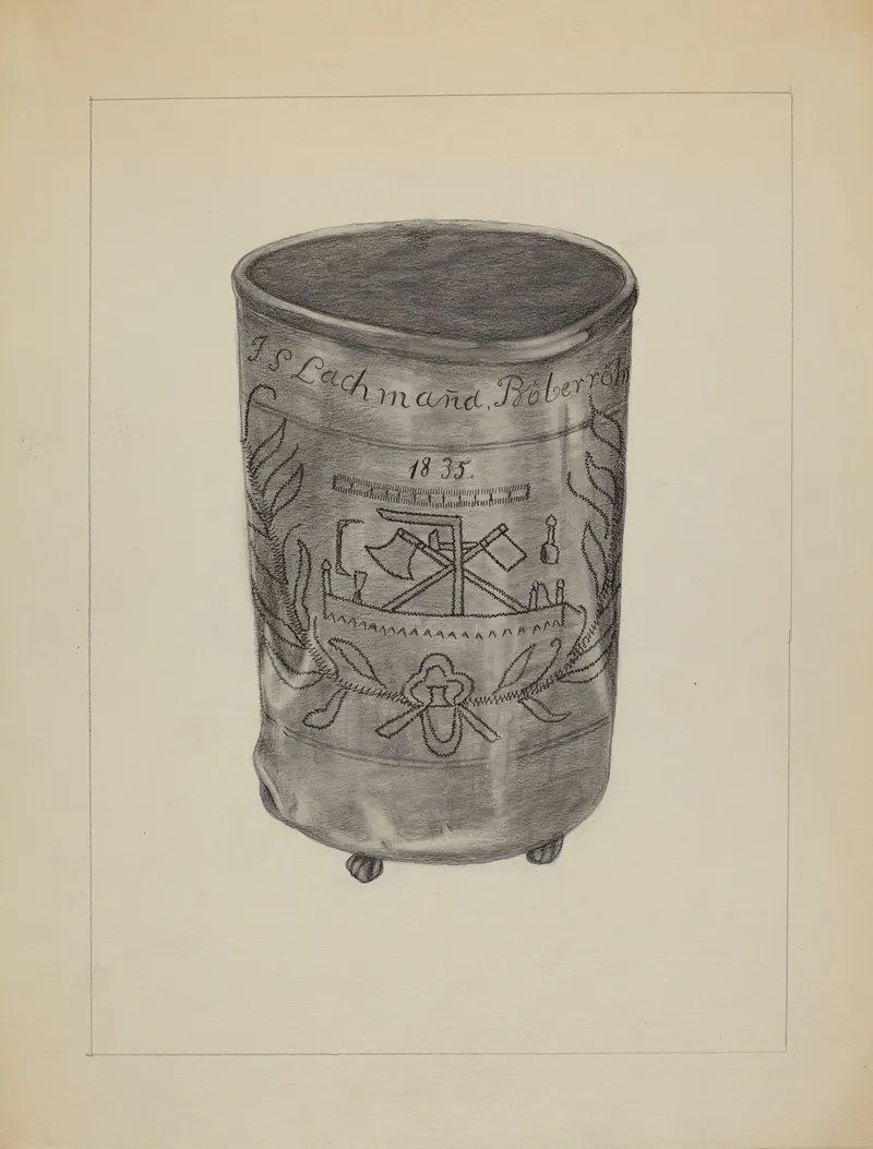 Pewter Beaker 6