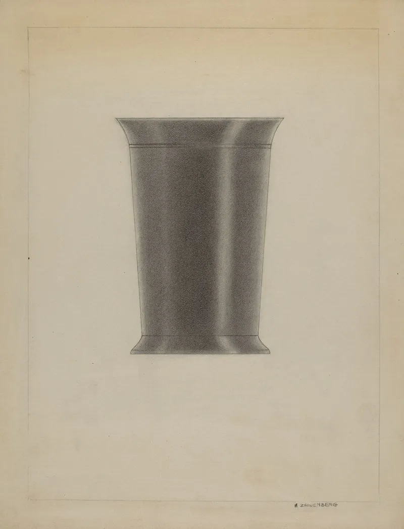 Pewter Beaker