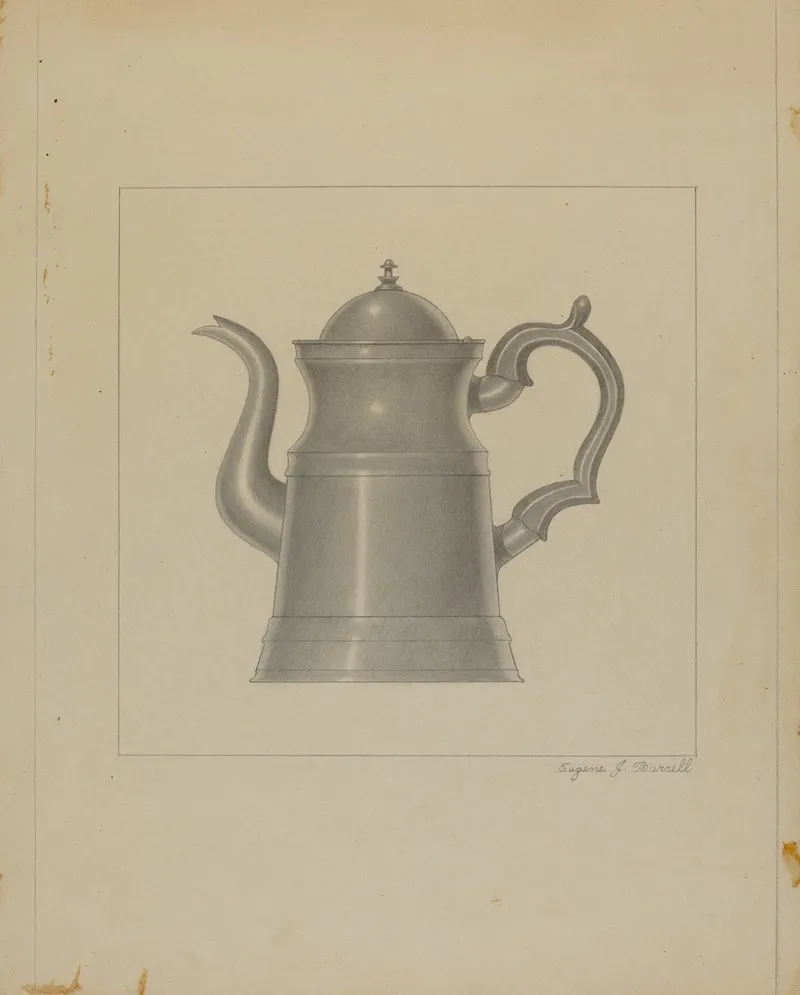 Pewter Coffee Pot 10