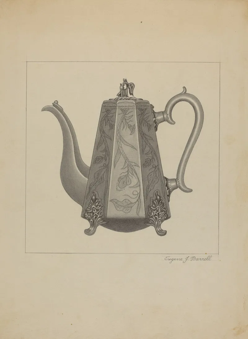 Pewter Coffee Pot 7