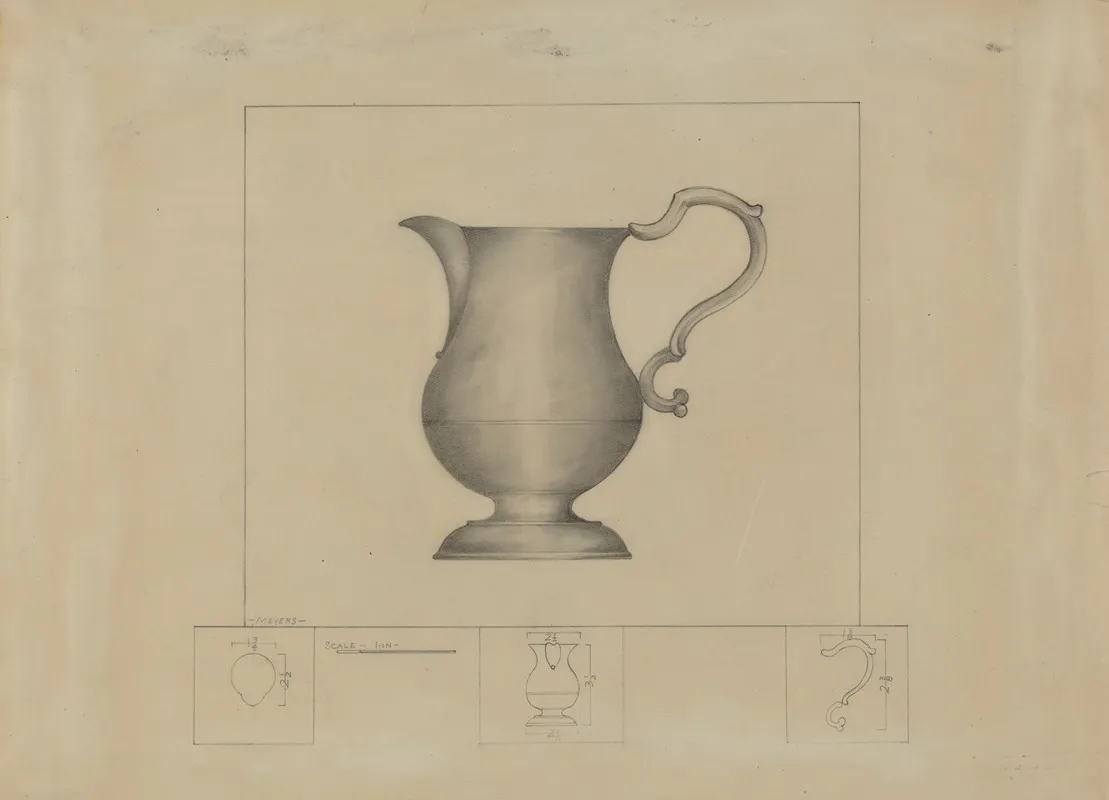 Pewter Creamer 3
