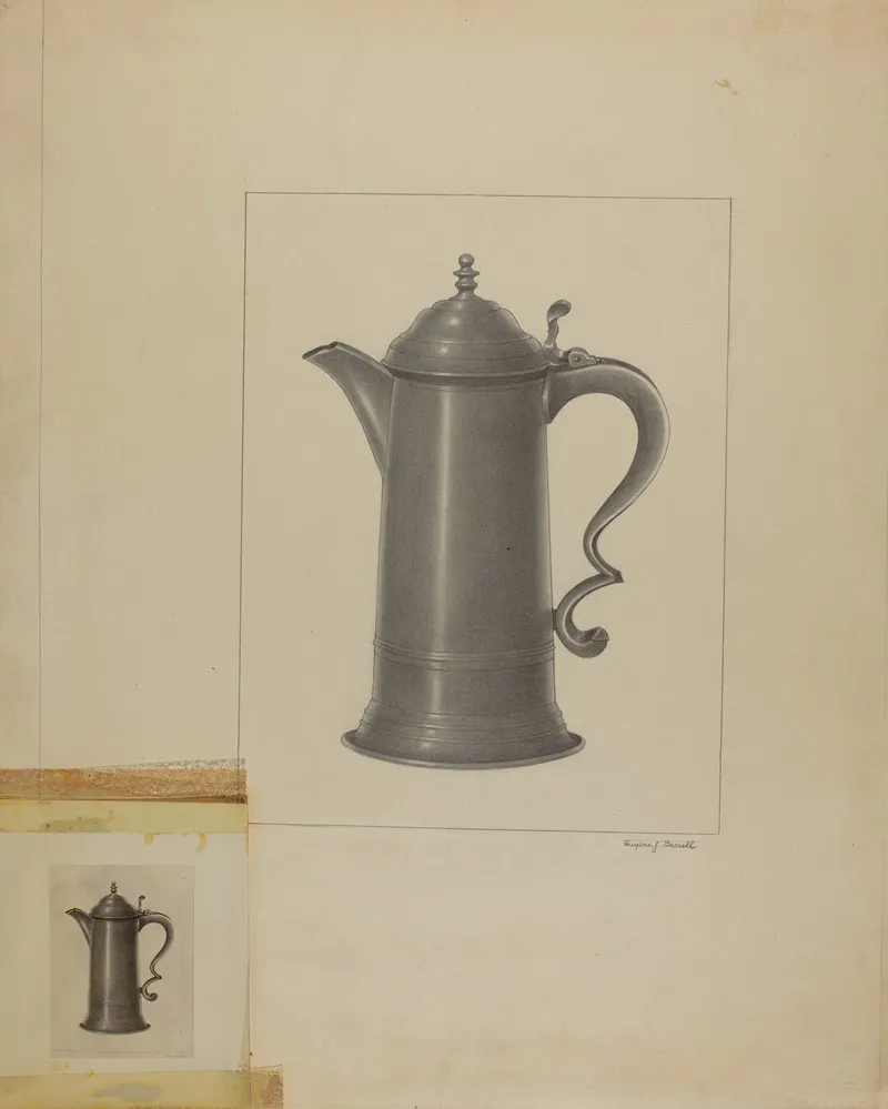Pewter Flagon 6