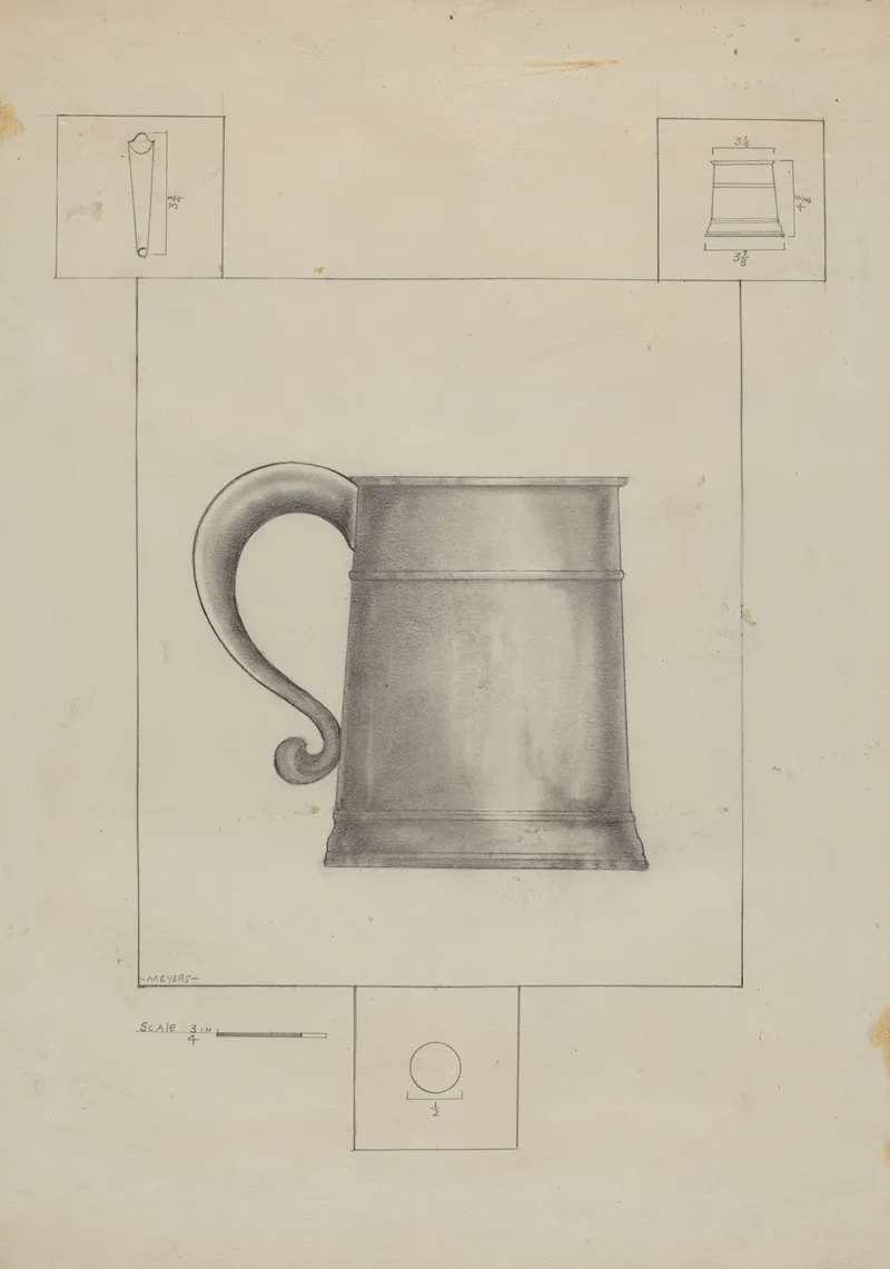 Pewter Mug 17