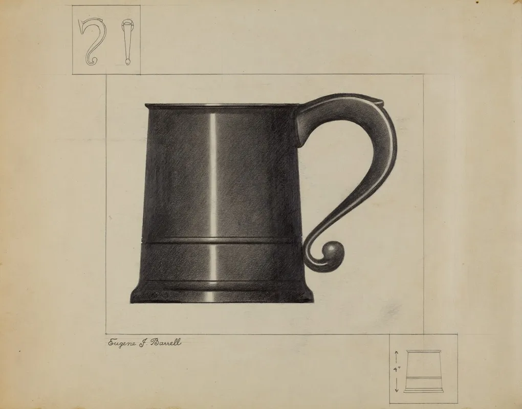 Pewter Mug 6