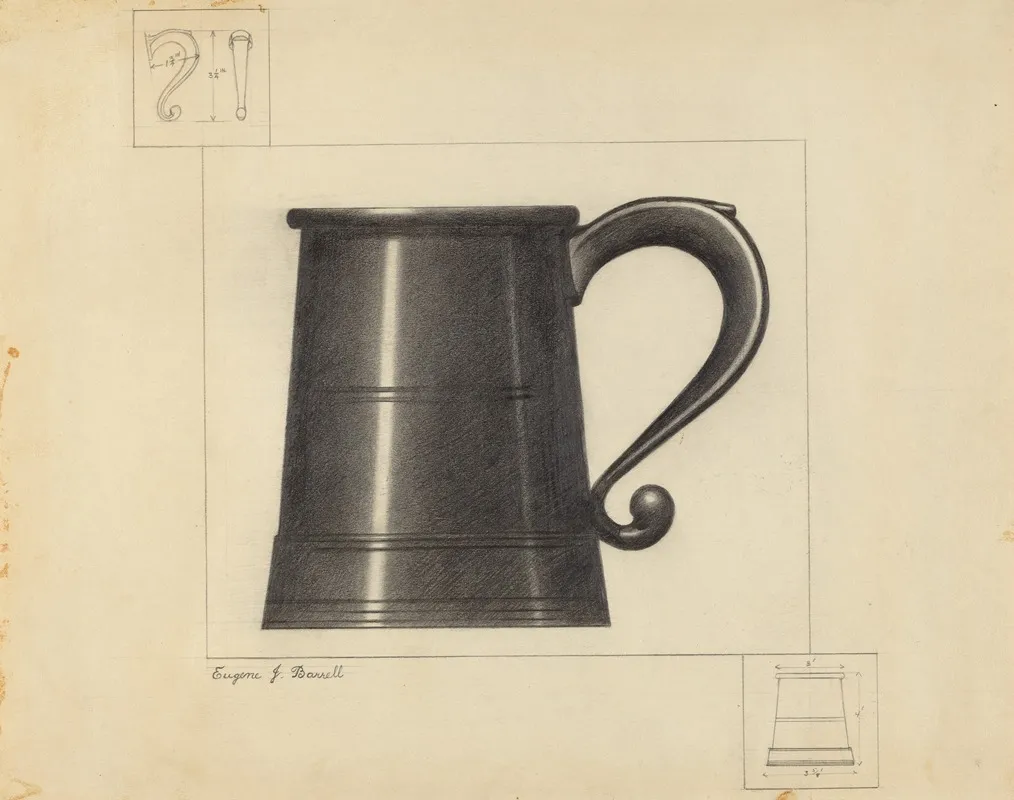 Pewter Mug 7