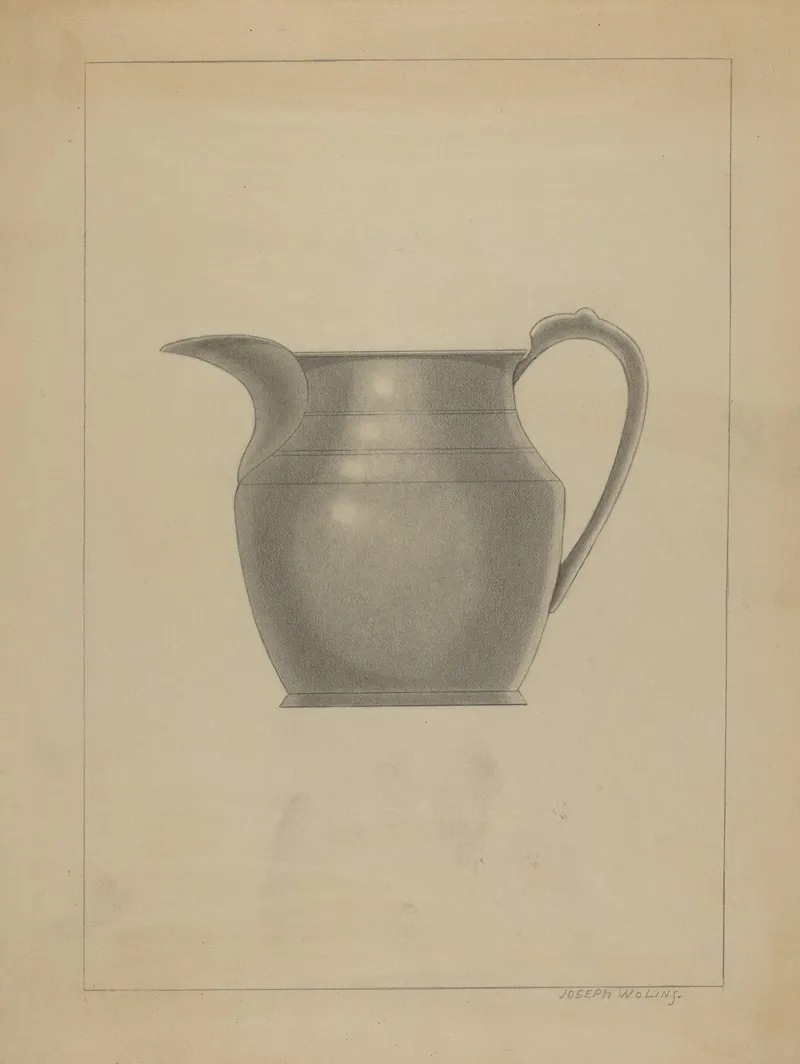 Pewter Pitcher 20
