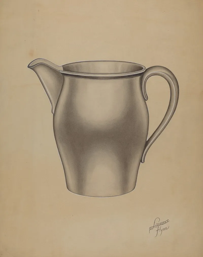 Pewter Pitcher 21