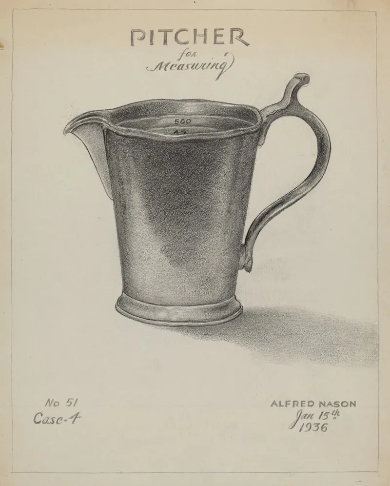 Pewter Pitcher 2