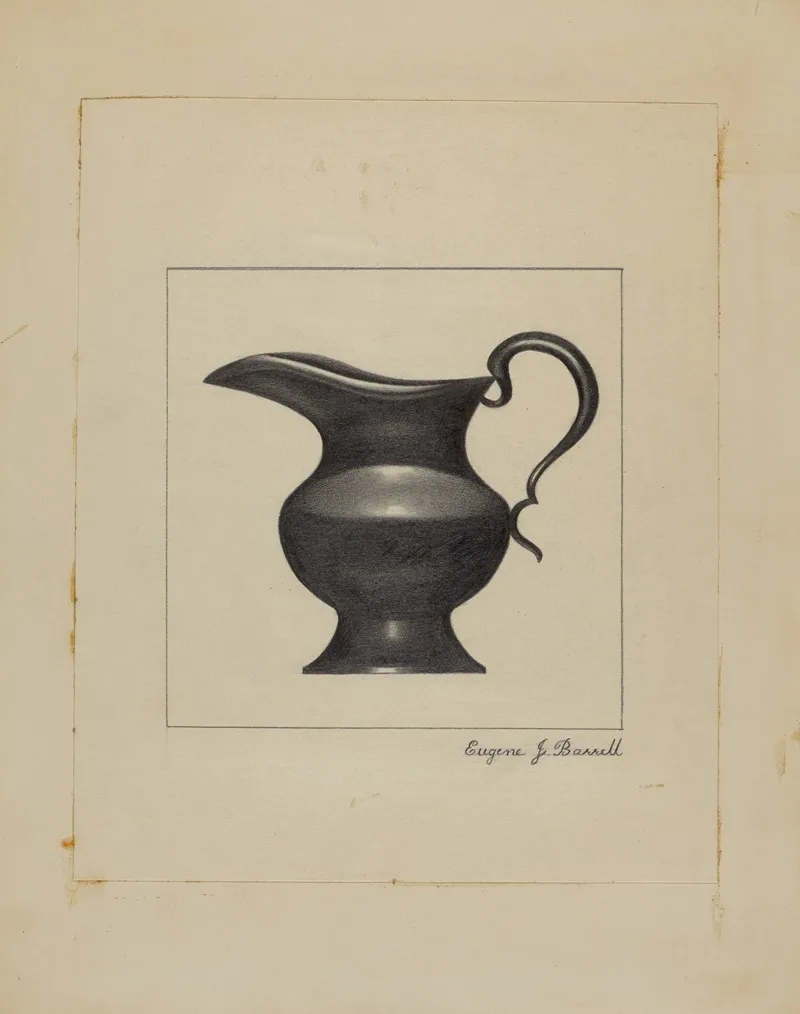 Pewter Pitcher 5