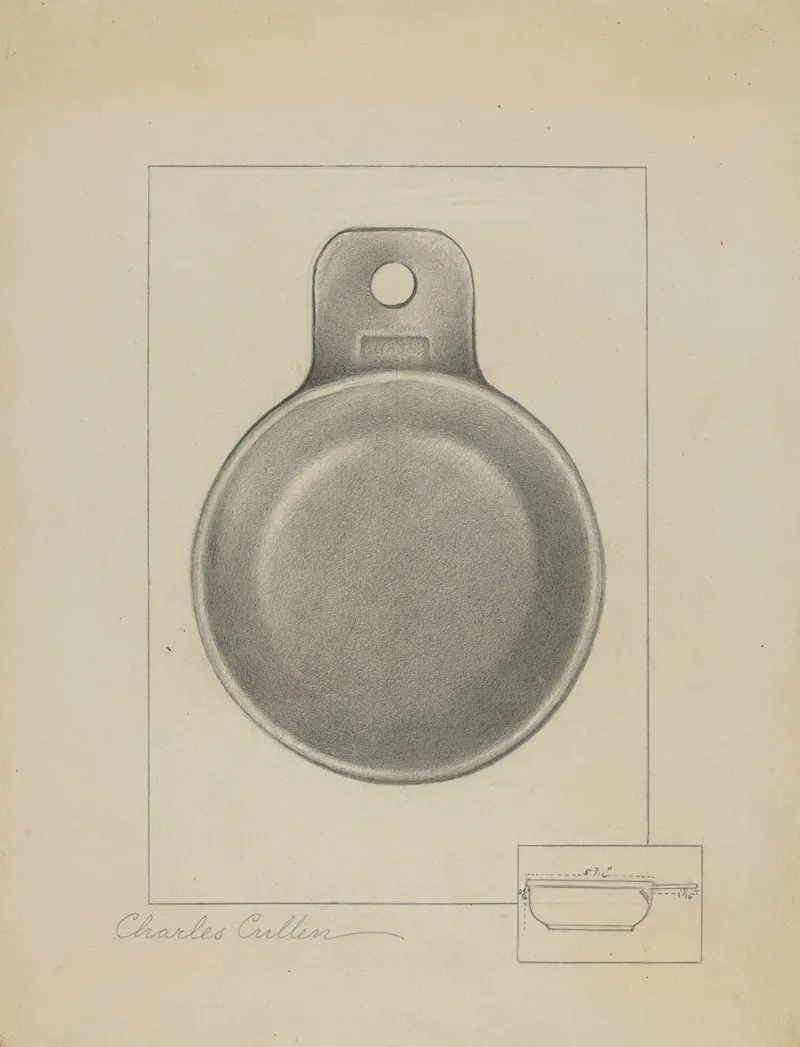 Pewter Porringer 10