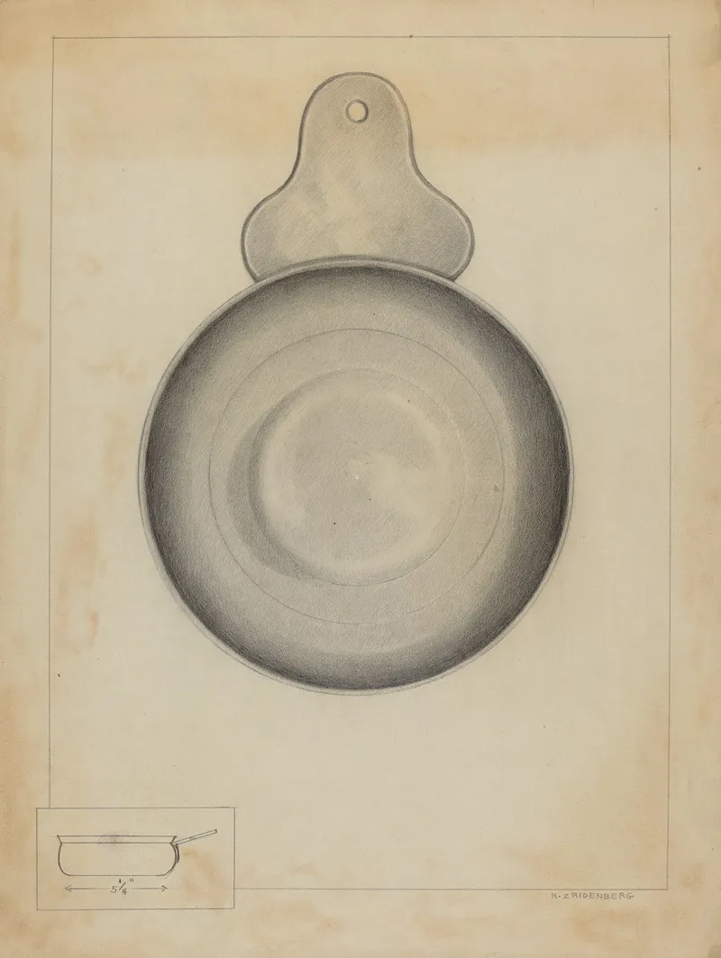 Pewter Porringer 2