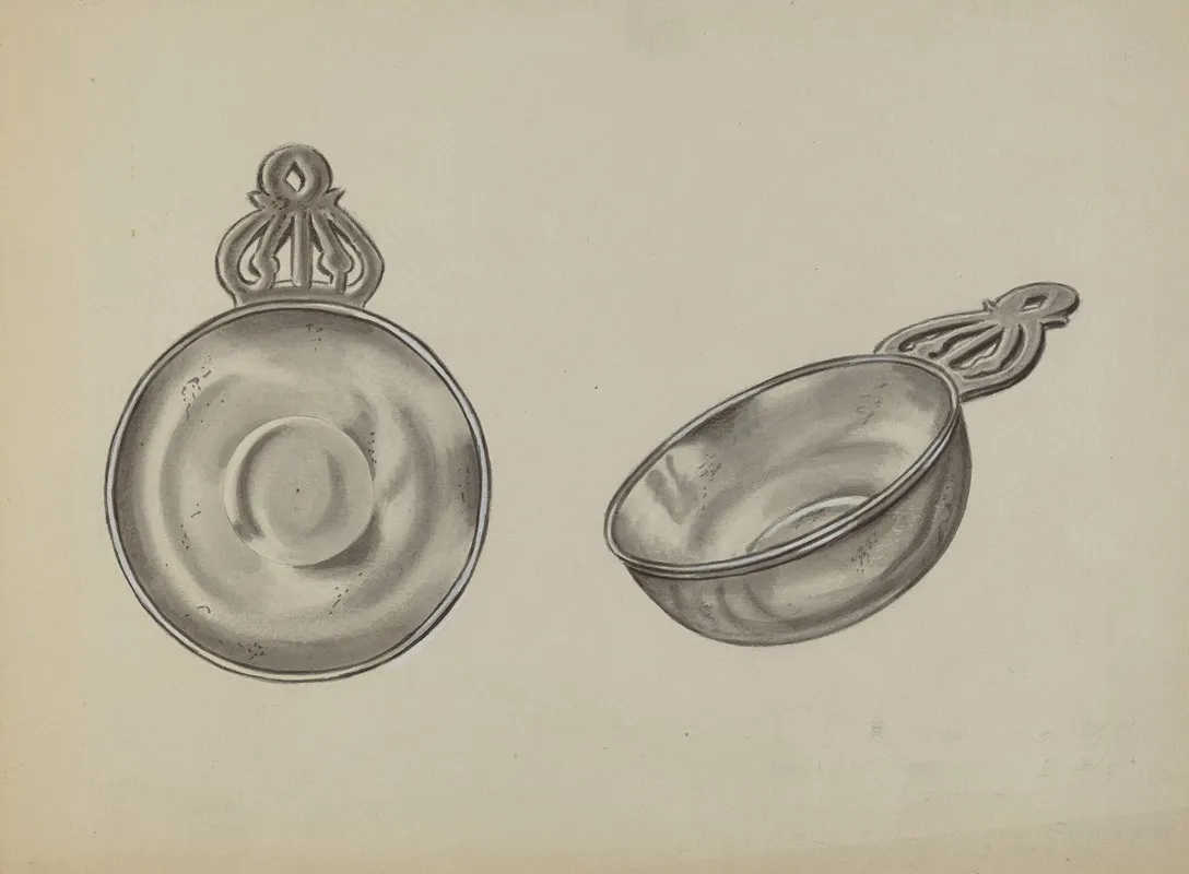 Pewter Porringer 31 Wall Art by Fred Peterson - High-Resolution Digital Print