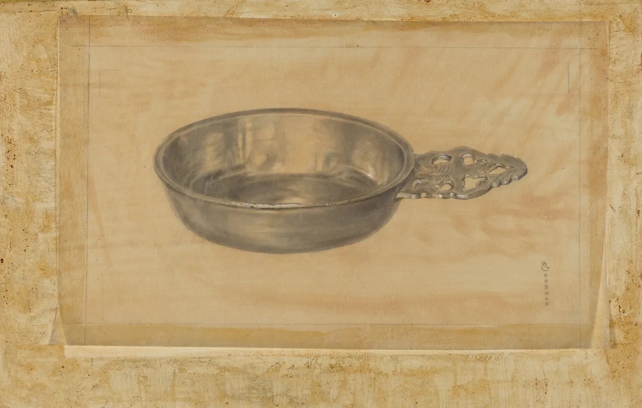 Pewter Porringer 33