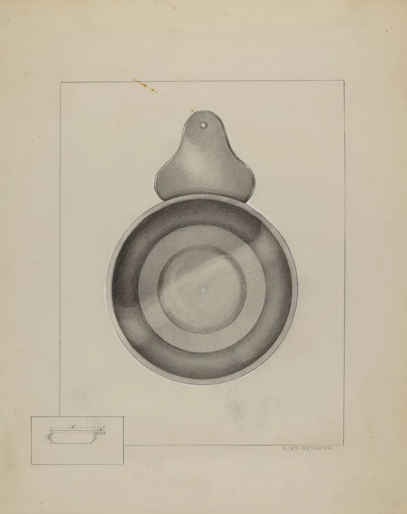 Pewter Porringer