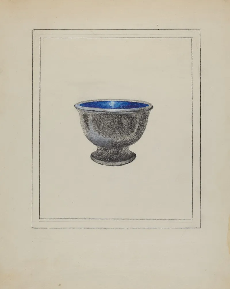 Pewter Salt Or Sugar Bowl
