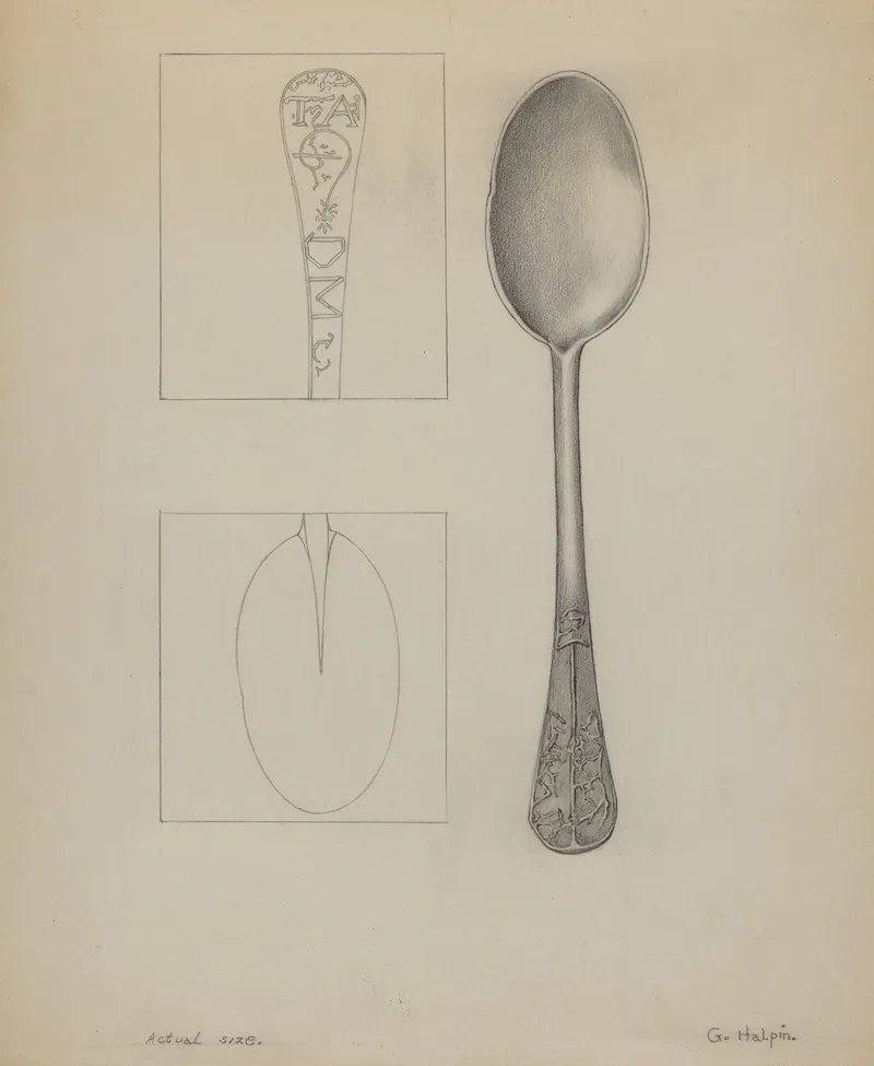 Pewter Spoon 3