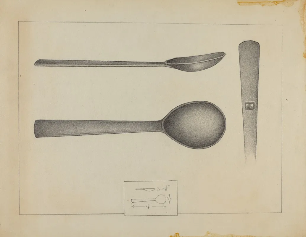 Pewter Spoon 5