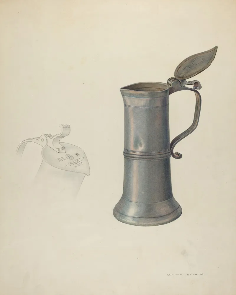 Pewter Tankard 20