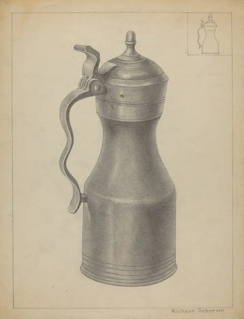 Pewter Tankard 21