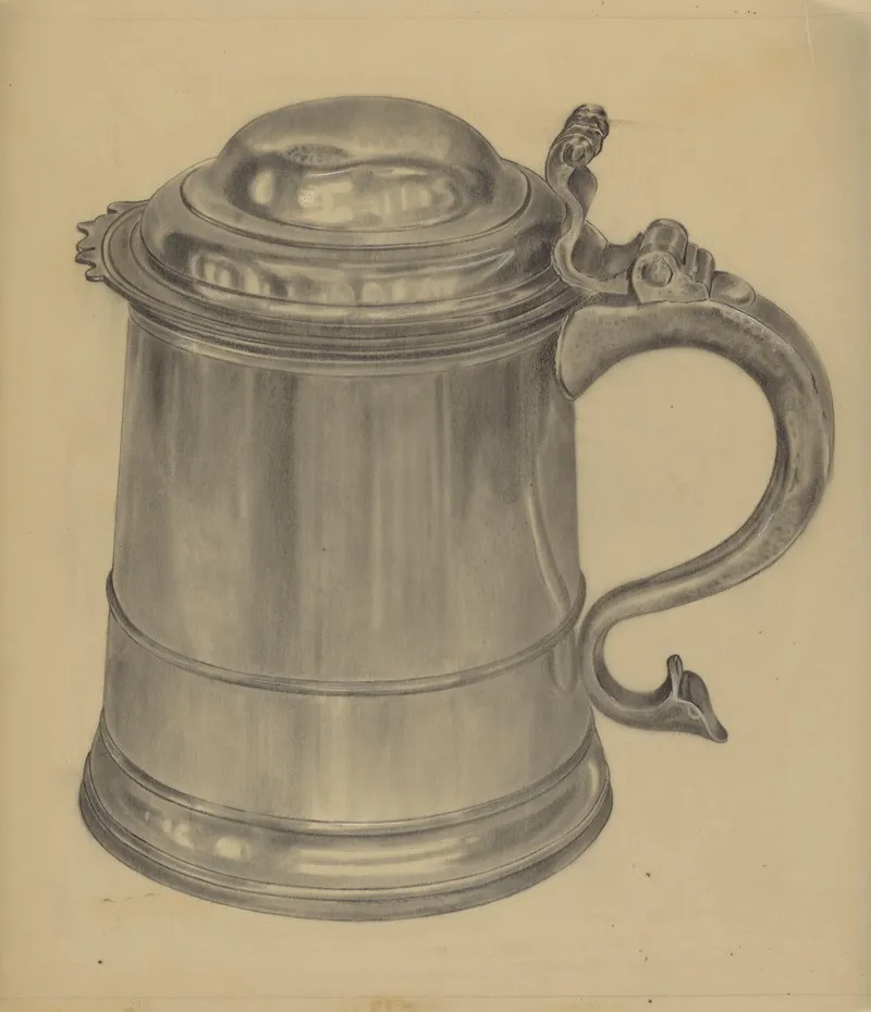 Pewter Tankard 7