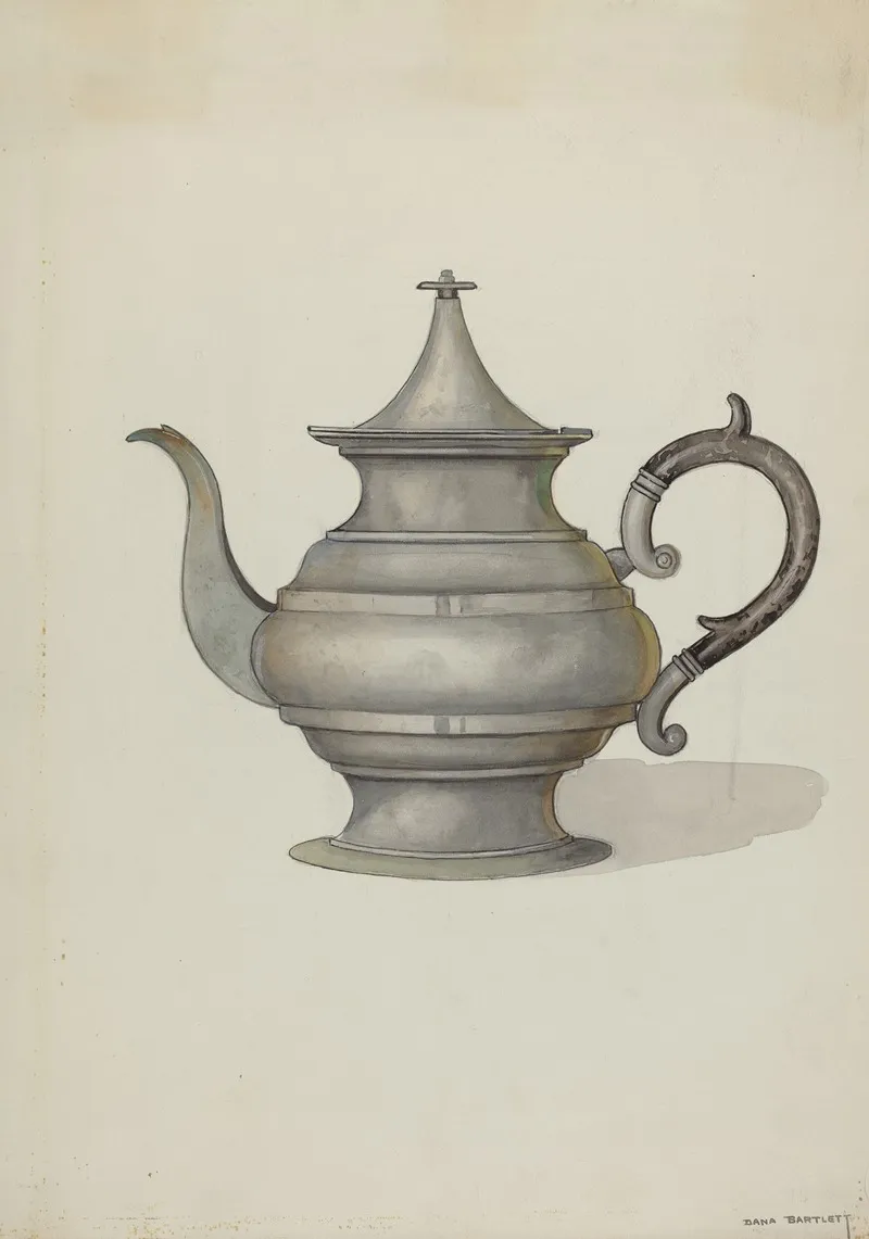 Pewter Teapot 10
