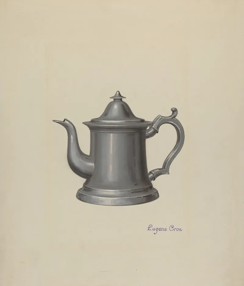 Pewter Teapot 11