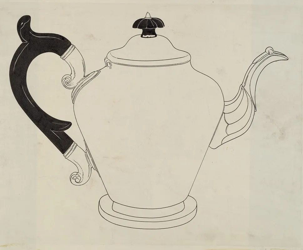 Pewter Teapot 16