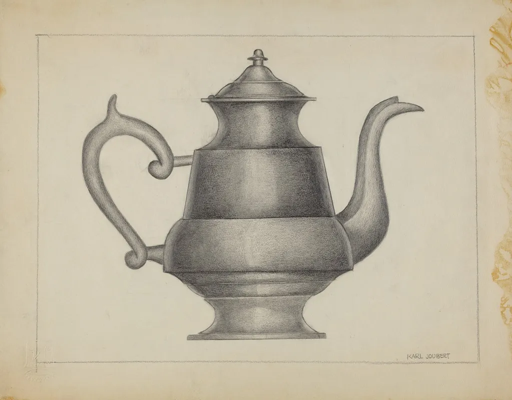 Pewter Teapot 24