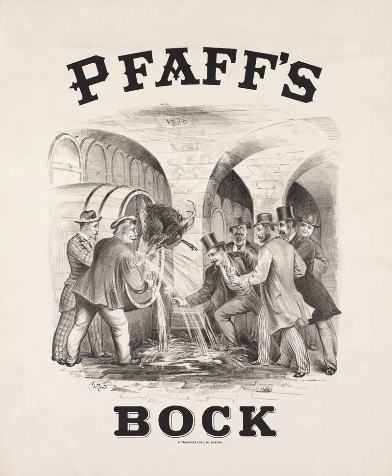 Pfaffs Bock Wall Art by Charles Wellington Reed - High-Resolution Digital Print