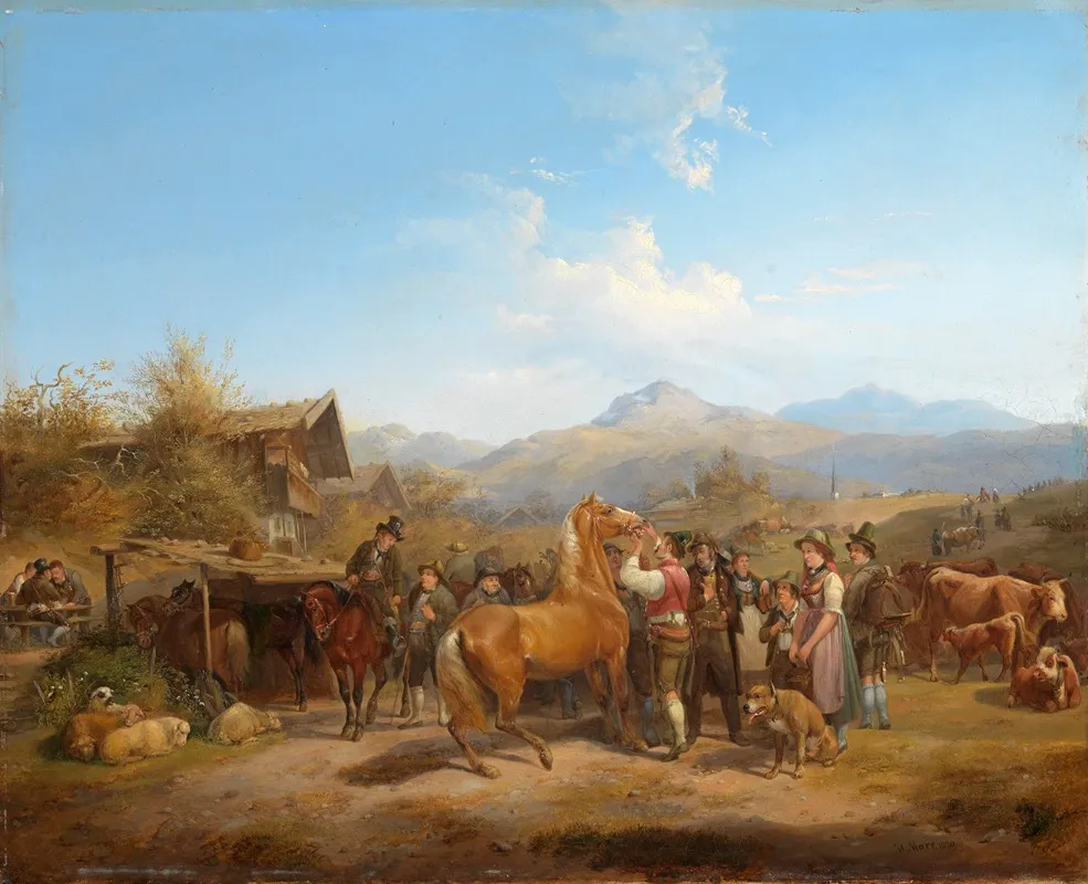 Pferdemarkt In Tirol