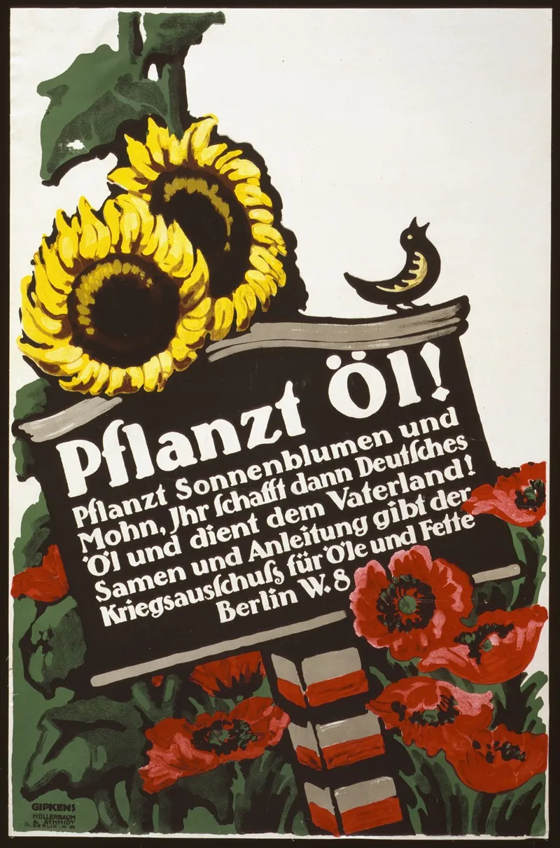 Pflanzt Ol Wall Art by Julius Gipkens - High-Resolution Digital Print