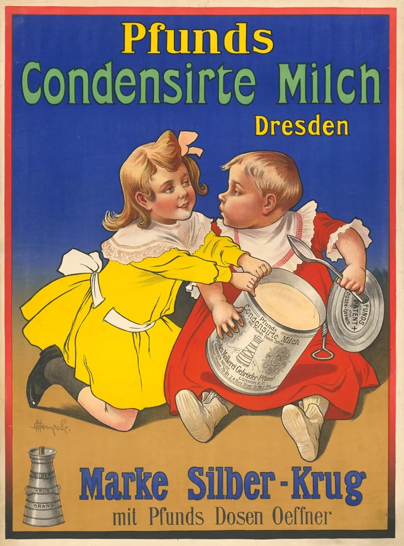 Pfunds Condensirte Milch Wall Art by Anonymous - High-Resolution Digital Print