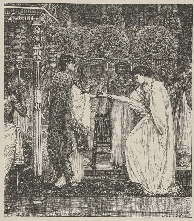 Pharoah Honors Joseph Wall Art by Edward John Poynter - High-Resolution Digital Print
