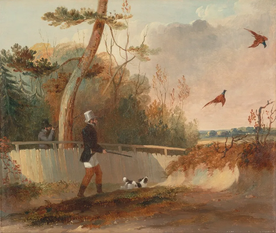 Pheasant Shooting 4 Wall Art by Samuel John Egbert Jones - High-Resolution Digital Print