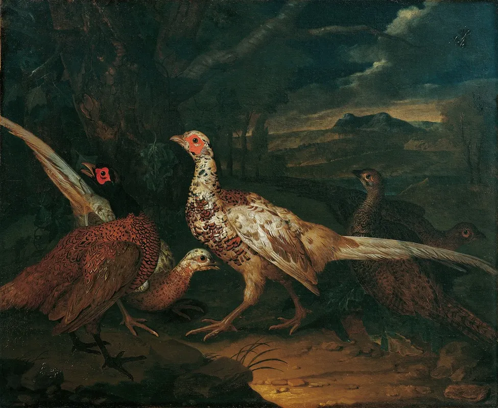 Pheasants 2 Wall Art by Philipp Ferdinand de Hamilton - High-Resolution Digital Print