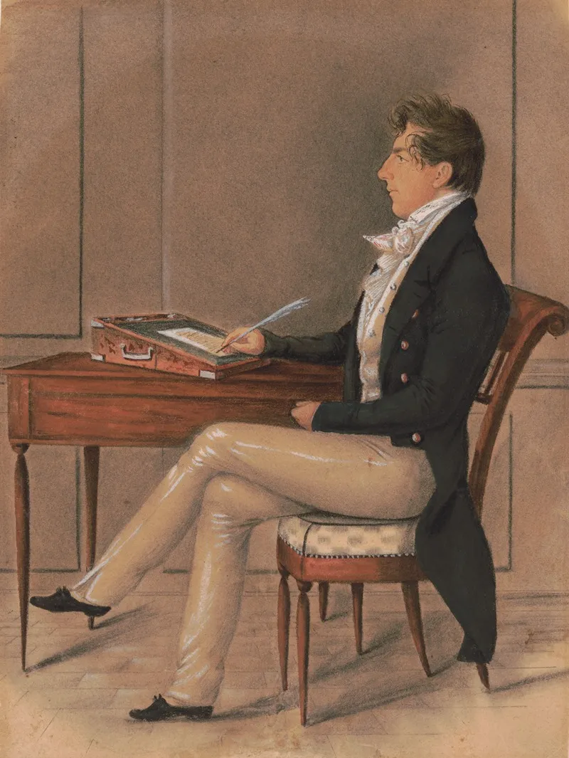 Philadelphia Silversmith William Faber Wall Art by James S. Earle - High-Resolution Digital Print