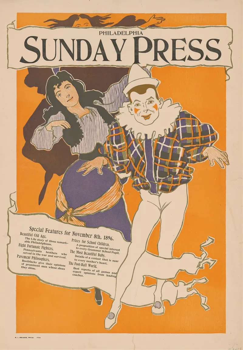 Philadelphia Sunday Press Wall Art by Anonymous - High-Resolution Digital Print