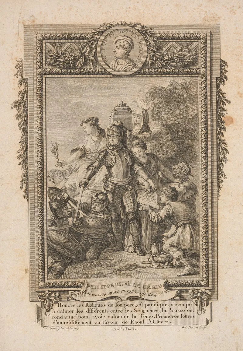 Philippe Iii The Bold Wall Art by Benoît Louis Prévost - High-Resolution Digital Print