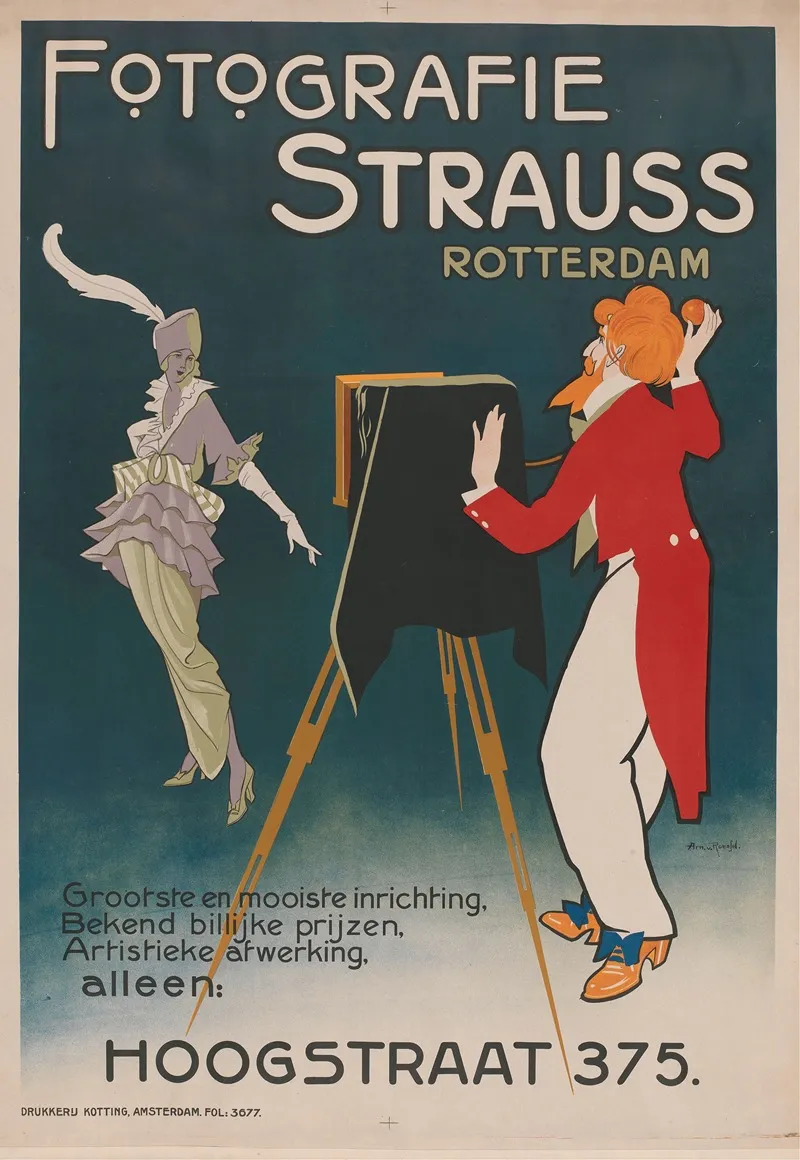 Photography Strauss Rotterdam Wall Art by Arnold van Roessel - High-Resolution Digital Print