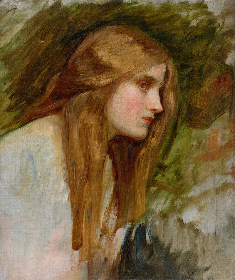 Phyllis 2 Wall Art by John William Waterhouse - High-Resolution Digital Print